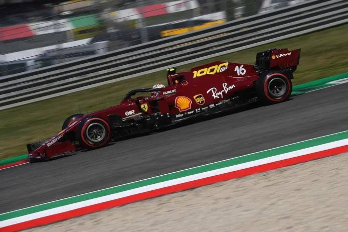 Leclerc, 5º, salva a Ferrari de la quema en casa: «Por encima de nuestras expectativas»