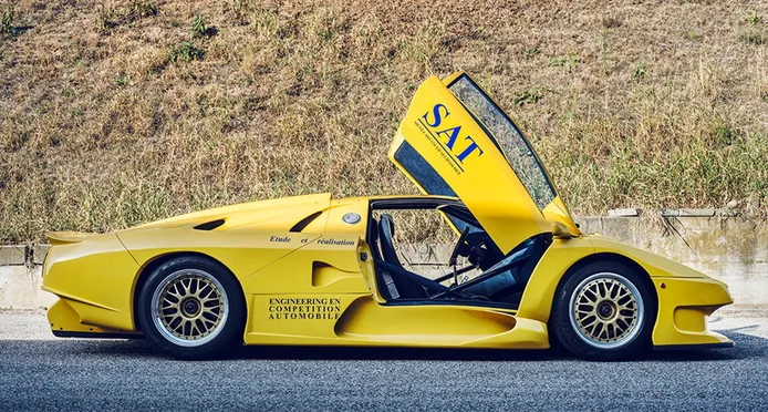 El único Lamborghini Diablo GT1 Stradale aparece a la venta