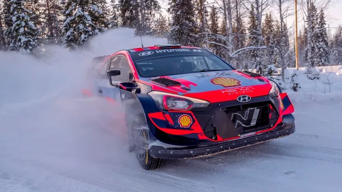 Hyundai Motorsport también arranca los test previos al Arctic Rally