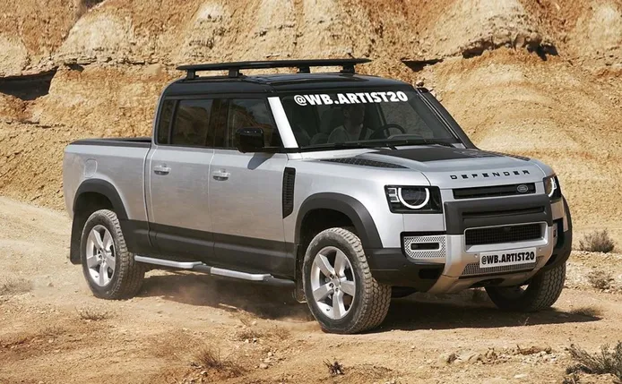 El Land Rover Defender pick-up se ha convertido en una posibilidad para la marca