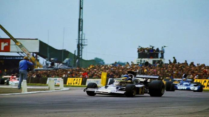 Ronnie Peterson en el GP de Gran Bretaña de 1973