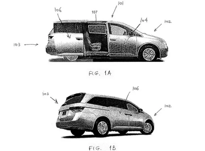 Filtradas las imágenes de patente de un misterioso monovolumen de Rivian Automotive