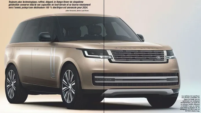 El nuevo y tecnológico Range Rover 2022 totalmente al descubierto