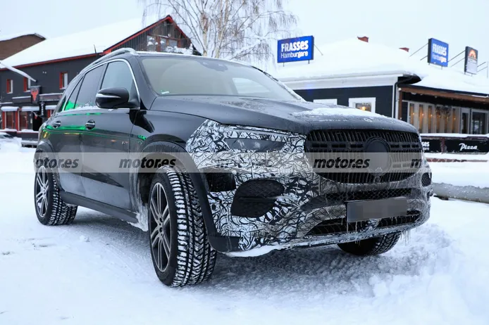 Los prototipos del Mercedes GLE Facelift 2022 llegan a las pruebas de invierno