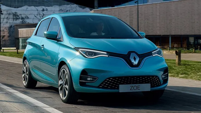 Alemania - Noviembre 2021: El Renault ZOE entra en el podio