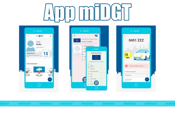 App móvil miDGT: esto es todo lo que puedes gestionar con ella