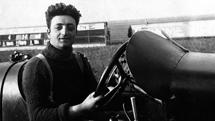 Enzo Ferrari, el piloto