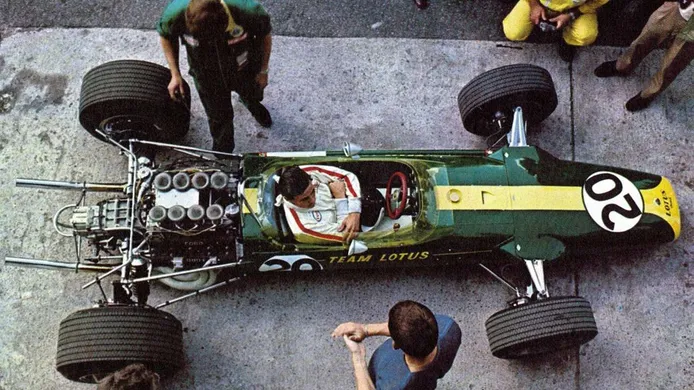 Jim Clark en Monza 1967, velocidad imparable