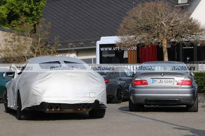 El nuevo BMW M4 CSL 2022, cazado en las fotos espía más reveladoras en Nürburgring