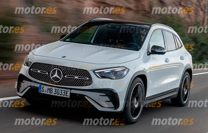 Así será el Mercedes GLA Facelift, el SUV compacto se renueva por dentro y por fuera