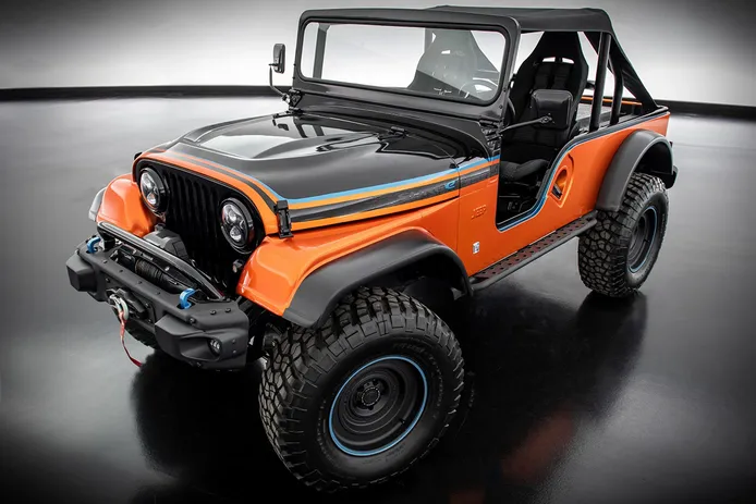 Jeep presenta el nuevo CJ Surge Concept, un todoterreno clásico transformado en eléctrico