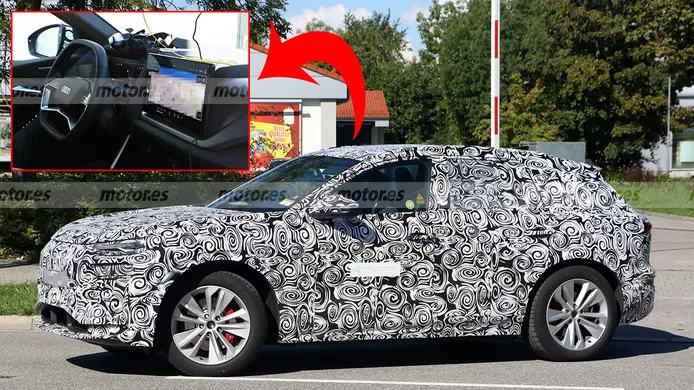 ¡Al descubierto! El interior del nuevo SUV eléctrico Audi Q6 e-tron será digital y conectado