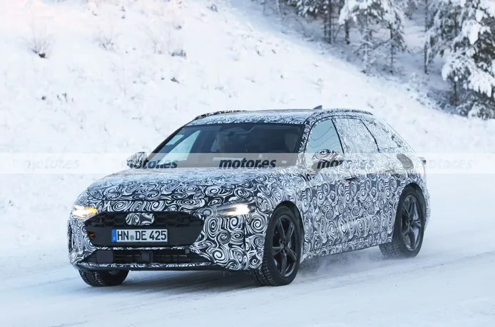 El nuevo Audi A4 Avant PHEV se enfrenta a sus segundas pruebas de invierno