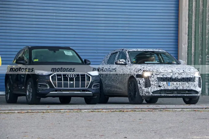 Audi compara la generación actual y la nueva del Q5 en estas interesantes fotos espía