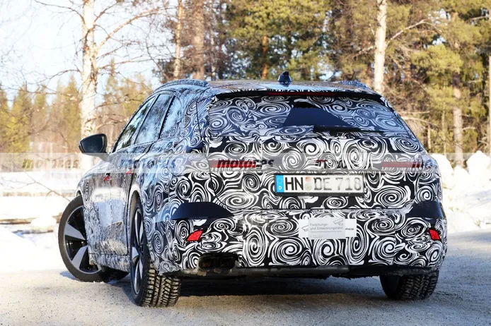 Fotos espía Audi A4 Avant 2023 en las pruebas de invierno