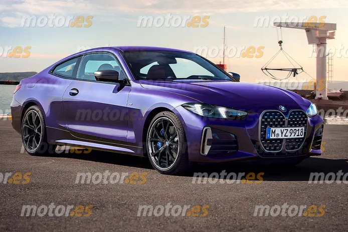 El BMW Serie 4 Coupé LCI se presenta en este fiel adelanto, todas las novedades del deportivo al descubierto