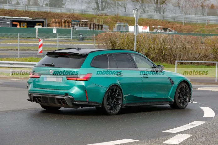 Fotos espía BMW M3 CS Touring 2024 en Nürburgring