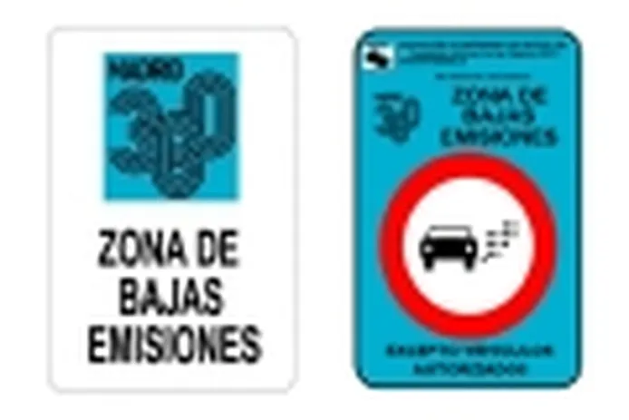 What low emission zones (ZBE) are there in Spain, which vehicles are prohibited from entering and what is the fine