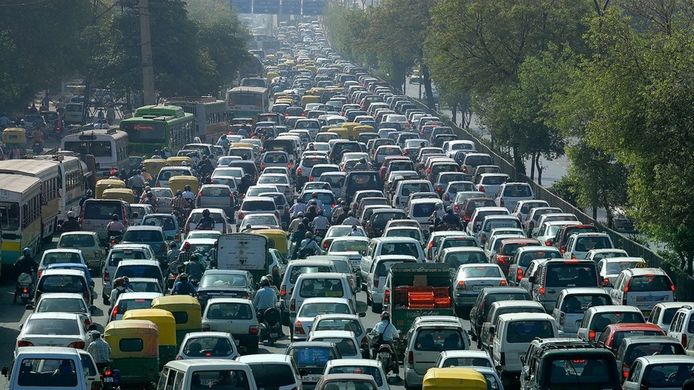 Tráfico en Chennai