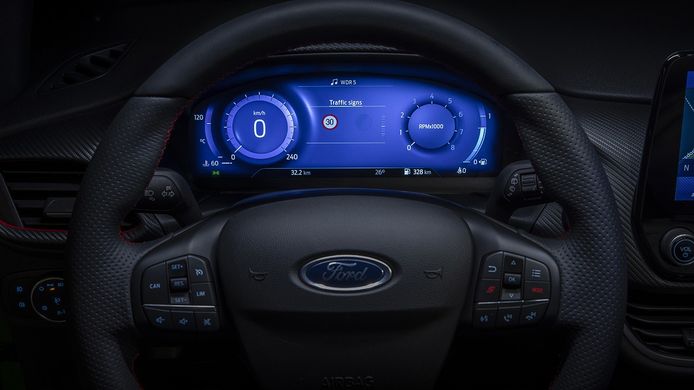 Ford Fiesta 2022 - cuadro de instrumentos digital