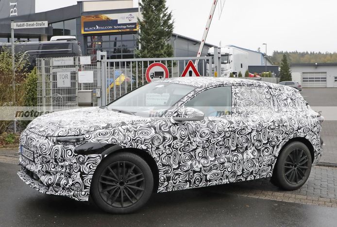 Foto espía Audi Q6 e-tron 2023 - exterior