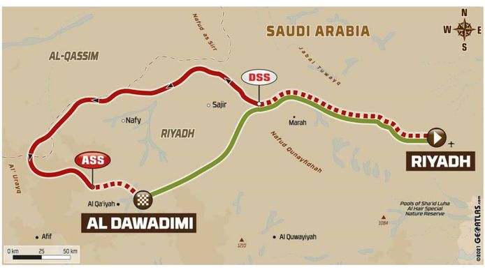 Dakar 2022 - The Dakar returns to action with a difficult stage on the way to Al Dawadimi