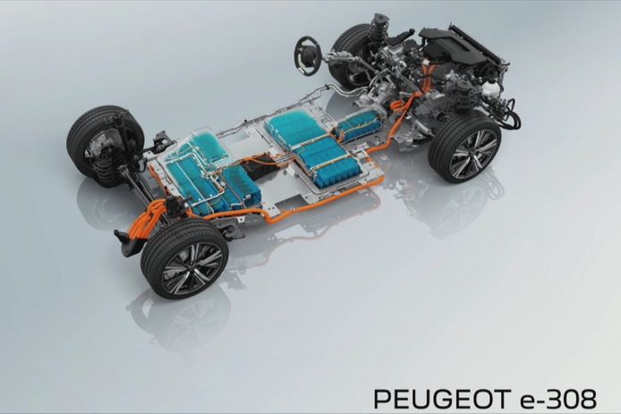 Foto Peugeot e-308 - tecnología