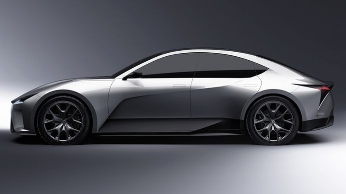 Lexus Electrified Sedan Concept - side