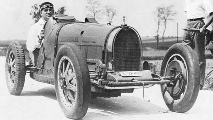 Hartmann con el Bugatti T35B