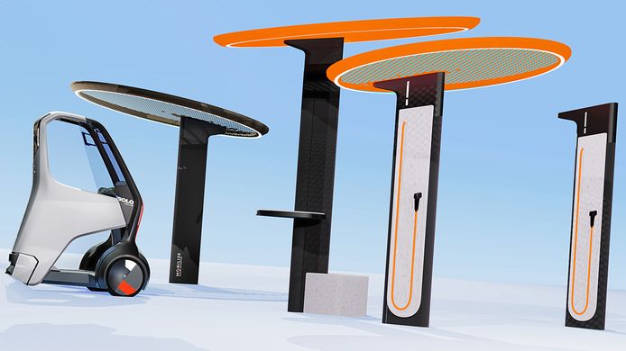 Mobilize ha presentato la stazione di ricarica Ileo Concept.