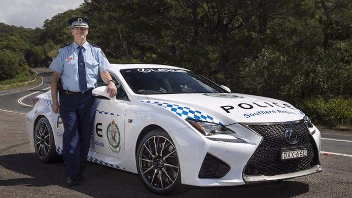 Lexus RC F para la policía de Australia