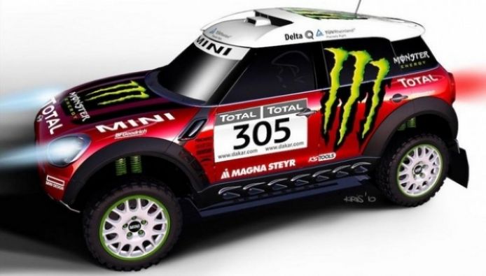 El Mini Countryman de rally debutará en el Dakar 2011