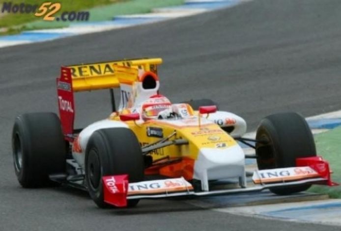 Renault en el test oficial de Barcelona