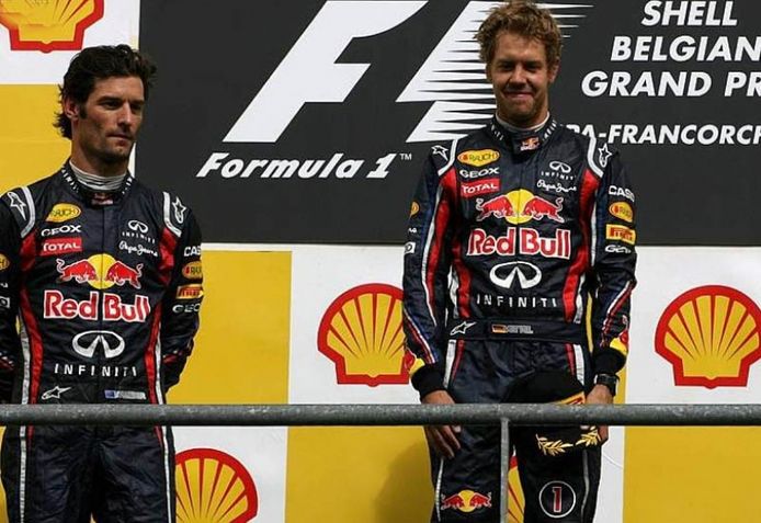 Doblete de Red Bull en Spa. 7ª victoria de Vettel. Alonso 4º