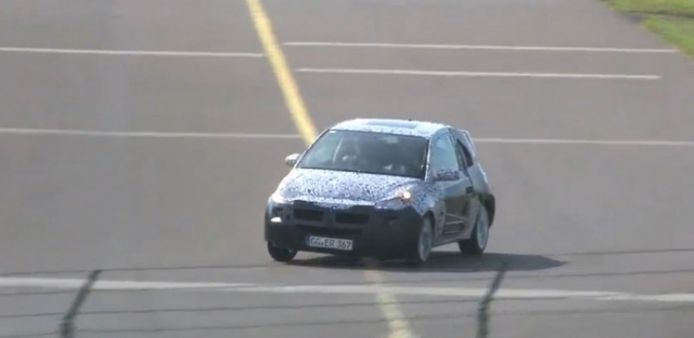 Opel Junior espiado en vídeo