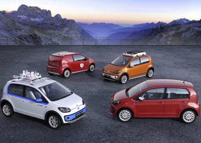 Volkswagen llevará a Ginebra 2012 cuatro nuevos concepts del Up!