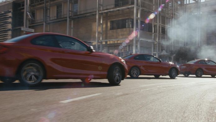 BMW Driftmob, cinco BMW M235i bailando sobre el asfalto