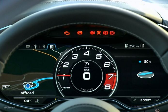 El Audi Virtual Cockpit en funcionamiento