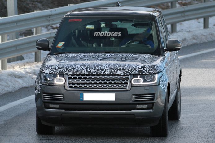 Range Rover Hybrid 2016 avistado de pruebas