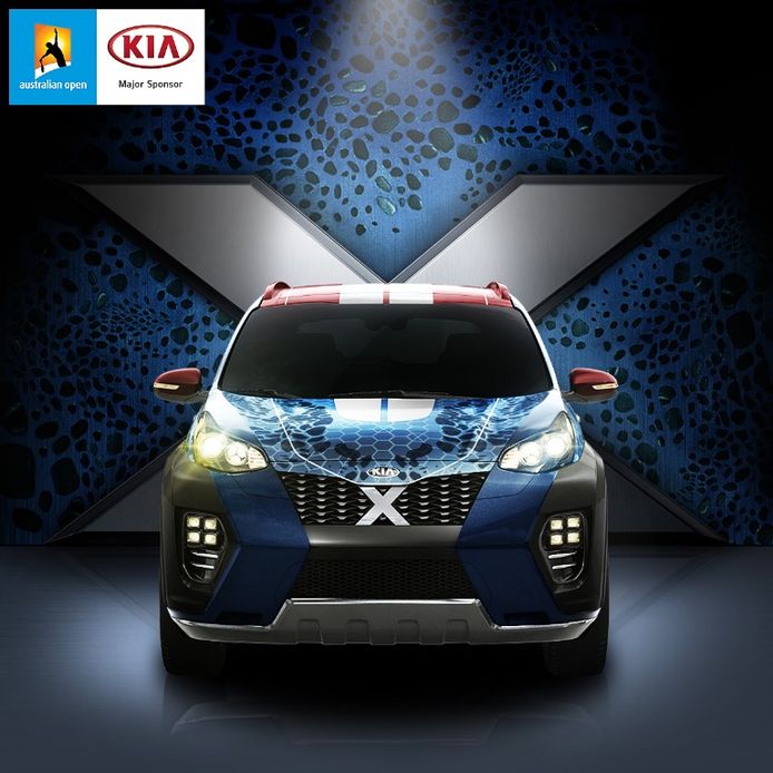 Rafa Nadal presenta un Kia Sportage mutante, el coche de 'X-Men: Apocalipsis'