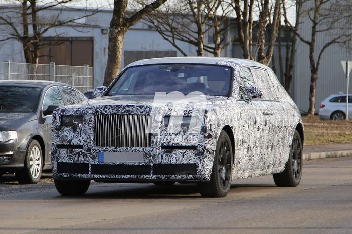 Fotos espía del Rolls Royce Phantom 2018