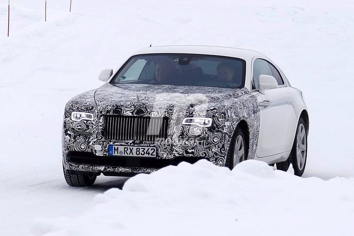 Nuevas fotos espía del Rolls-Royce Wraith facelift