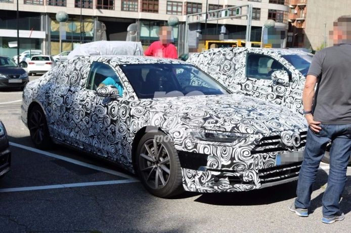 Audi A8 2018 - foto espía