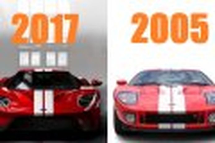 El Ford GT 2017 frente al GT 2005 en vídeo
