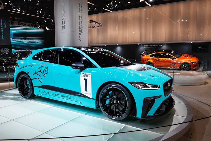 Jaguar i-Pace eTrophy Racecar, el nuevo eléctrico de competición en Frankfurt