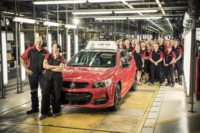 Holden finaliza la producción de vehículos en Australia