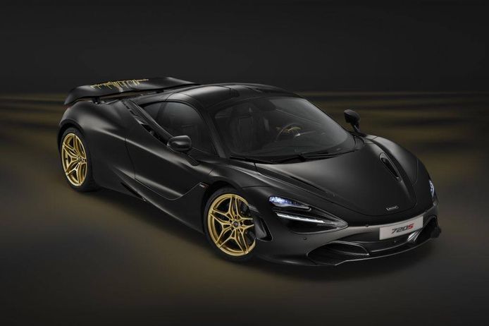 Nuevo McLaren 720S one-off en negro y oro para el Salón de Dubai