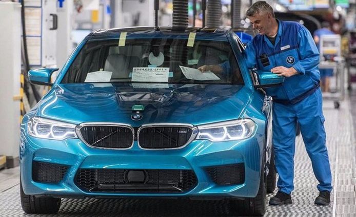 BMW M5 2018 - producción