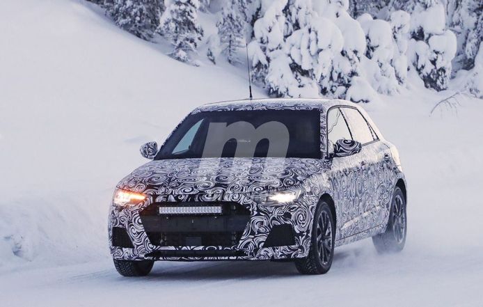 La nueva generación del Audi A1 Sportback vuelve a dejarse ver en los test de invierno