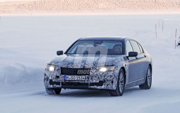 BMW acude con el Serie 7 a las pruebas de invierno en el norte de Suecia